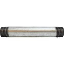 Midland Industries 56083 Welded Pipe Nipple, 3/4 in MPT x 3/4 in MPT, 2-1/2 in L, Steel, Galvanized, SCH 40 Schedule (Qty. 1)