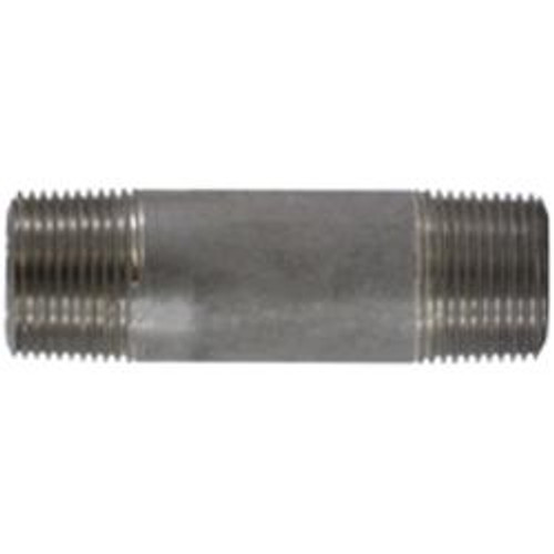 Midland Industries 51102 Seamless Pipe Nipple, 1 in MPT x 1 in MPT, 2-1/2 in L, Stainless Steel, SCH 80 Schedule (Qty. 1) Midland Industries 51102 Seamless Pipe Nipple, 1 in MPT x 1 in MPT, 2-1/2 in L, Stainless Steel, SCH 80 Schedule (Qty. 1)