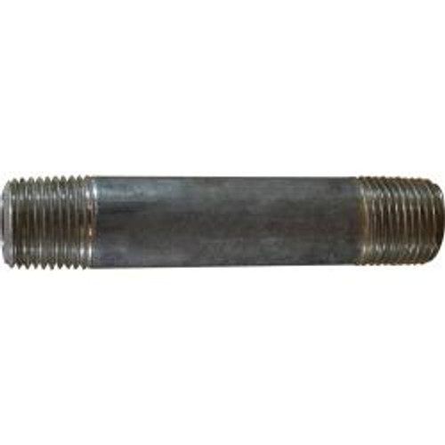 Midland Industries 51070 Seamless Pipe Nipple, 1/2 in MPT x 1/2 in MPT, 6 in L, Stainless Steel, SCH 80 Schedule (Qty. 1) Midland Industries 51070 Seamless Pipe Nipple, 1/2 in MPT x 1/2 in MPT, 6 in L, Stainless Steel, SCH 80 Schedule (Qty. 1)