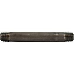 Midland Industries 51029 Seamless Pipe Nipple, 1/4 in MPT x 1/4 in MPT, 5-1/2 in L, Stainless Steel, SCH 80 Schedule (Qty. 1)