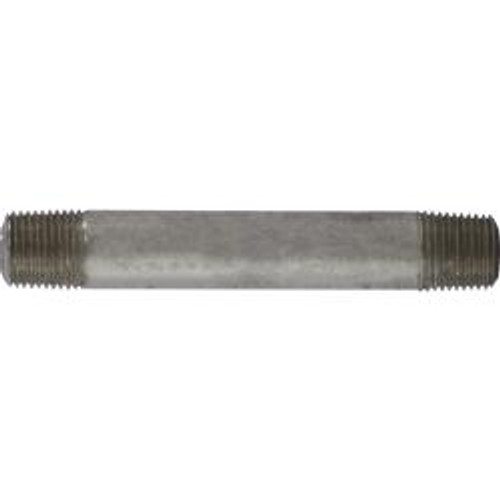 Midland Industries 52001 Seamless Pipe Nipple, 1/8 in MPT x 1/8 in MPT, Close L, Stainless Steel, SCH 80 Schedule (Qty. 1) Midland Industries 52001 Seamless Pipe Nipple, 1/8 in MPT x 1/8 in MPT, Close L, Stainless Steel, SCH 80 Schedule (Qty. 1)