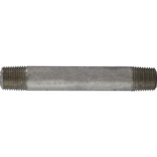 Midland Industries 52009 Seamless Pipe Nipple, 1/8 in MPT x 1/8 in MPT, 5 in L, Stainless Steel, SCH 80 Schedule (Qty. 1) Midland Industries 52009 Seamless Pipe Nipple, 1/8 in MPT x 1/8 in MPT, 5 in L, Stainless Steel, SCH 80 Schedule (Qty. 1)