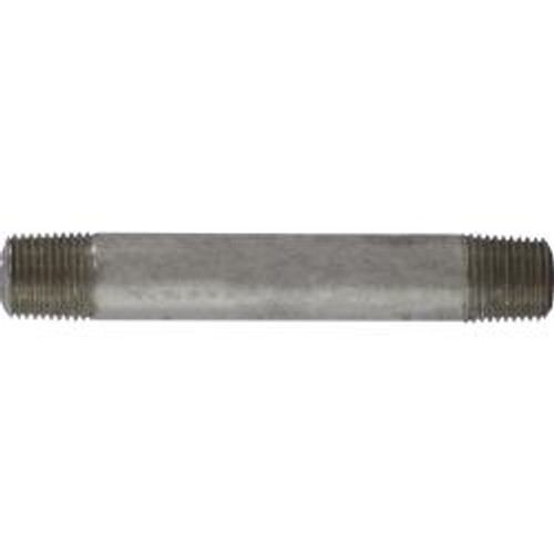 Midland Industries 52011 Seamless Pipe Nipple, 1/8 in MPT x 1/8 in MPT, 6 in L, Stainless Steel, SCH 80 Schedule (Qty. 1) Midland Industries 52011 Seamless Pipe Nipple, 1/8 in MPT x 1/8 in MPT, 6 in L, Stainless Steel, SCH 80 Schedule (Qty. 1)