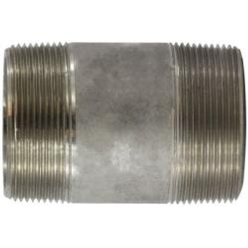 Midland Industries 52162 Seamless Pipe Nipple, 2 in MPT x 2 in MPT, 3 in L, Stainless Steel, SCH 80 Schedule (Qty. 1) Midland Industries 52162 Seamless Pipe Nipple, 2 in MPT x 2 in MPT, 3 in L, Stainless Steel, SCH 80 Schedule (Qty. 1)