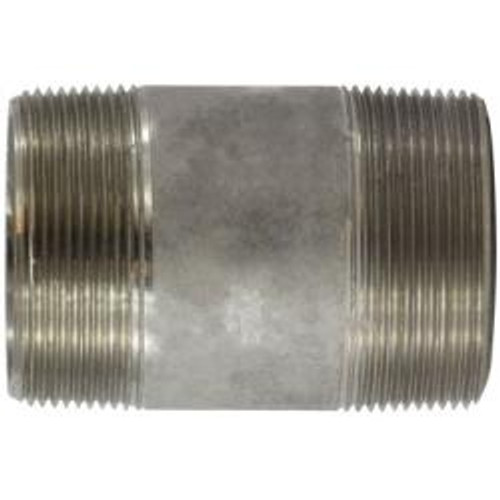 Midland Industries 52166 Seamless Pipe Nipple, 2 in MPT x 2 in MPT, 5 in L, Stainless Steel, SCH 80 Schedule (Qty. 1) Midland Industries 52166 Seamless Pipe Nipple, 2 in MPT x 2 in MPT, 5 in L, Stainless Steel, SCH 80 Schedule (Qty. 1)