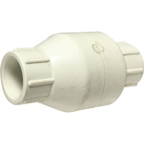 Midland Industries 940325 Glue In-Line Spring Check Valve, 1/2 in Nominal, Slip x Slip, PVC Body, Domestic (Qty. 1) Midland Industries 940325 Glue In-Line Spring Check Valve, 1/2 in Nominal, Slip x Slip, PVC Body, Domestic (Qty. 1)