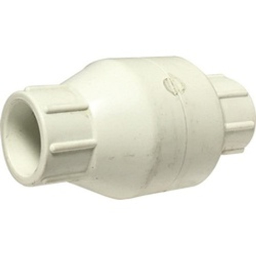 Midland Industries 940327 Glue In-Line Spring Check Valve, 1 in Nominal, Slip x Slip, PVC Body, Domestic (Qty. 1) Midland Industries 940327 Glue In-Line Spring Check Valve, 1 in Nominal, Slip x Slip, PVC Body, Domestic (Qty. 1)