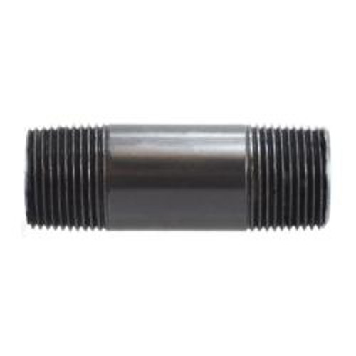 Midland Industries 55211 Pipe Nipple, 3 in MPT x 3 in MPT, 10 in L, PVC, Dark Gray, SCH 80 Schedule (Qty. 1)