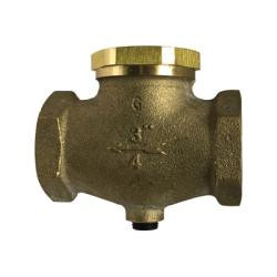 Midland Industries 947144 In-Line Check Valve, 3/4 in Nominal, FIP x FIP, Cast Bronze Body, Import (Qty. 1)