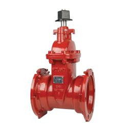 Midland Industries 9600MJ6PIV Post Indicator Resilient Seated Gate Valve, 6 in Nominal, MJ x MJ Connection (Qty. 1)