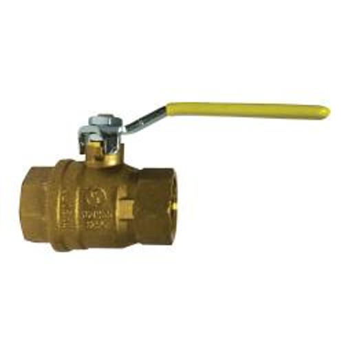 Midland Industries 943206 Italian Ball Valve, 1-1/2 in Nominal, FNPT x FNPT, 600 psi WOG Pressure (Qty. 1)