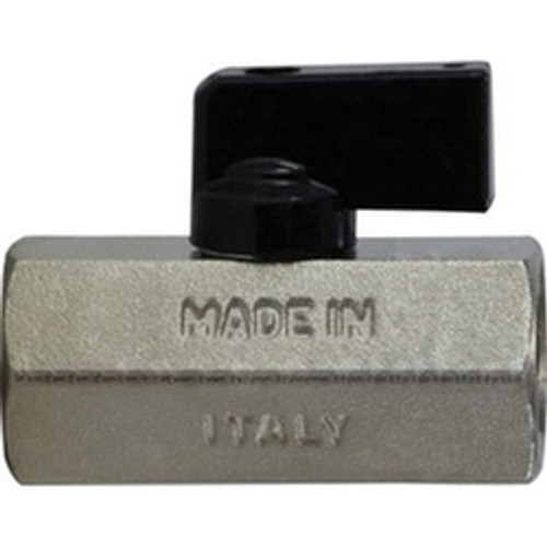 Midland Industries 46922I Miniature Ball Valve, 1/4 in Nominal, FPT x FPT, 235 psi Pressure, 32 to 176 deg F (Qty. 1) Midland Industries 46922I Miniature Ball Valve, 1/4 in Nominal, FPT x FPT, 235 psi Pressure, 32 to 176 deg F (Qty. 1)