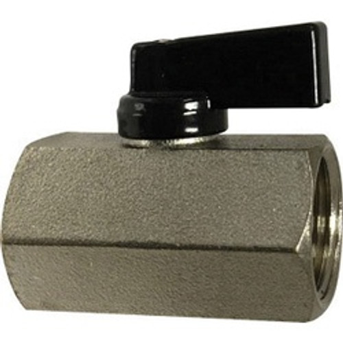 Midland Industries 46936 Mini Ball Valve, 3/8 in Nominal, FPT x FPT, 450 psi Pressure, 32 to 176 deg F (Qty. 1) Midland Industries 46936 Mini Ball Valve, 3/8 in Nominal, FPT x FPT, 450 psi Pressure, 32 to 176 deg F (Qty. 1)