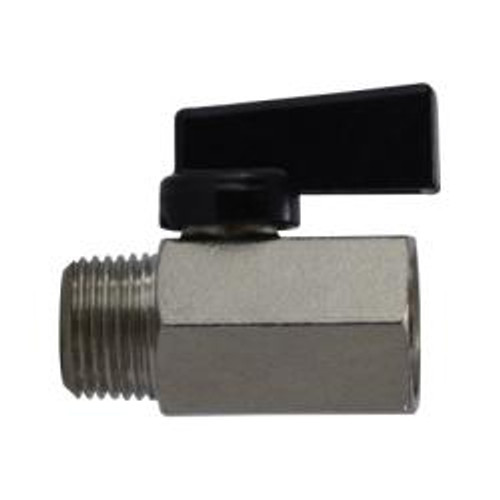 Midland Industries 46931 Economy Mini Ball Valve, 1/4 in Nominal, MNPT x FNPT, 450 psi Pressure (Qty. 1) Midland Industries 46931 Economy Mini Ball Valve, 1/4 in Nominal, MNPT x FNPT, 450 psi Pressure (Qty. 1)