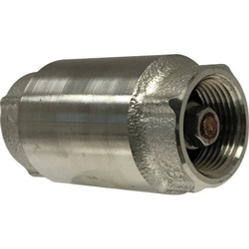 Midland Industries 949430 Inline Check Valve, 1/2 in Nominal, FPT x FPT, 304 Stainless Steel Body, Import (Qty. 1) Midland Industries 949430 Inline Check Valve, 1/2 in Nominal, FPT x FPT, 304 Stainless Steel Body, Import (Qty. 1)