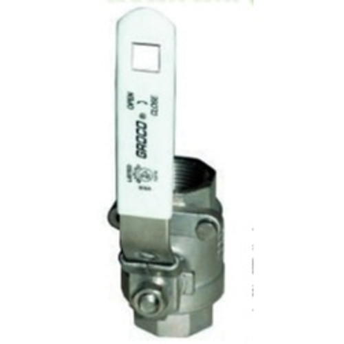 Midland Industries 945203 In-Line Full Flow Ball Valve with Locking Mechanism, 1/2 in Nominal, 316 Stainless Steel Body (Qty. 1) Midland Industries 945203 In-Line Full Flow Ball Valve with Locking Mechanism, 1/2 in Nominal, 316 Stainless Steel Body (Qty. 1)