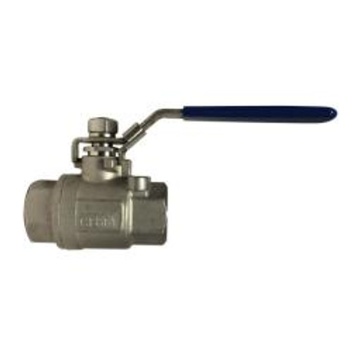 Midland Industries 949173 2-Piece Ball Valve, 1/2 in Nominal, FPT x FPT, 2000 psi Pressure (Qty. 1) Midland Industries 949173 2-Piece Ball Valve, 1/2 in Nominal, FPT x FPT, 2000 psi Pressure (Qty. 1)
