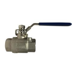 Midland Industries 949177 2-Piece Ball Valve, 1-1/2 in Nominal, FPT x FPT, 2000 psi Pressure (Qty. 1)