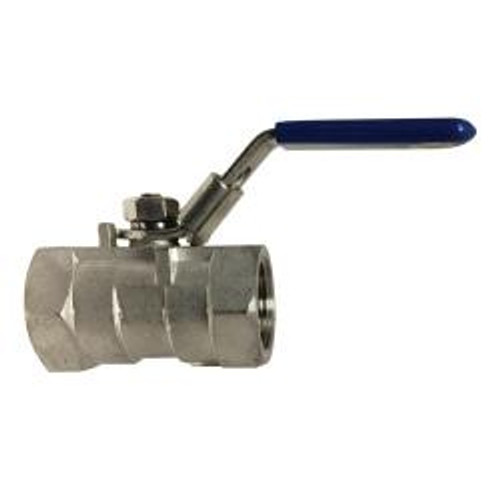 Midland Industries 949105 1-Piece Ball Valve, 1-in Nominal, FNPT x FNPT, 1000 psi Pressure (Qty. 1) Midland Industries 949105 1-Piece Ball Valve, 1-in Nominal, FNPT x FNPT, 1000 psi Pressure (Qty. 1)