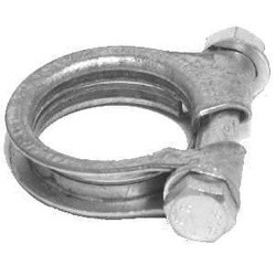 Midland Industries 94061 Exhaust Band Clamp, 2.28 in Minimum Clamp Diameter, 2.4 in Maximum Clamp Diameter, Steel (Qty. 1)