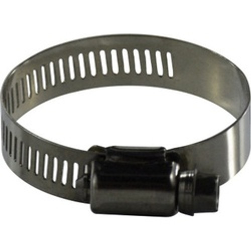 Midland Industries 620 Series 620010SS Wide Band Worm Drive Clamp, 9/16 in Minimum Clamp Diameter, 316 Stainless Steel (Qty. 1) Midland Industries 620 Series 620010SS Wide Band Worm Drive Clamp, 9/16 in Minimum Clamp Diameter, 316 Stainless Steel (Qty. 1)