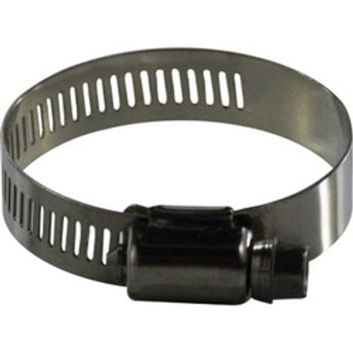Midland Industries 620 Series 620012SS Wide Band Worm Drive Clamp, 9/16 in Minimum Clamp Diameter, 316 Stainless Steel (Qty. 1) Midland Industries 620 Series 620012SS Wide Band Worm Drive Clamp, 9/16 in Minimum Clamp Diameter, 316 Stainless Steel (Qty. 1)