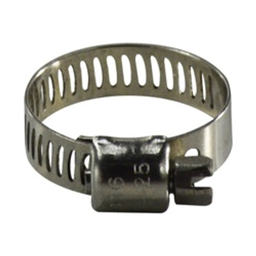 Midland Industries 350 Series 350005SS Marine Worm Gear Clamp, 5 in Nominal, 7/16 in Minimum Clamp Diameter (Qty. 1) Midland Industries 350 Series 350005SS Marine Worm Gear Clamp, 5 in Nominal, 7/16 in Minimum Clamp Diameter (Qty. 1)