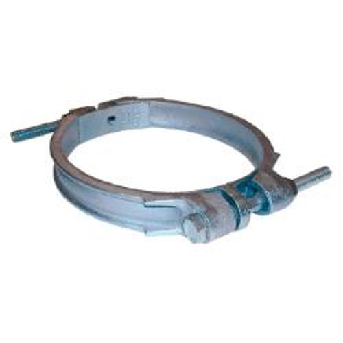 BUCHANAN RUBBER DBC-60-DP Heavy-Duty Double Bolt Clamp, 1-7/8 in Nominal, 1-7/8 in Minimum Clamp Diameter, Ductile Iron (Qty. 1)