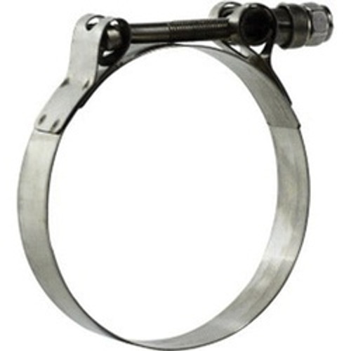 Midland Industries 840150 T-Bolt Hose Clamp, 1-9/16 in Nominal, 1-3/8 in Minimum Clamp Diameter, Stainless Steel (Qty. 1)