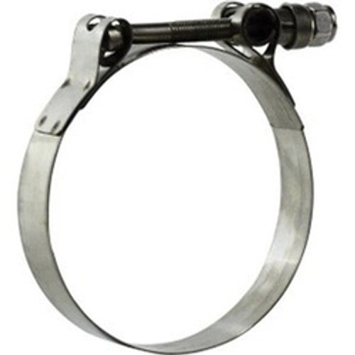 Midland Industries 840238 T-Bolt Hose Clamp, 2-7/16 in Nominal, 2-1/4 in Minimum Clamp Diameter, Stainless Steel (Qty. 1)