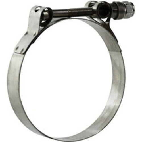 Midland Industries 840500 T-Bolt Hose Clamp, 5-1/16 in Nominal, 4-25/32 in Minimum Clamp Diameter, Stainless Steel (Qty. 1) Midland Industries 840500 T-Bolt Hose Clamp, 5-1/16 in Nominal, 4-25/32 in Minimum Clamp Diameter, Stainless Steel (Qty. 1)