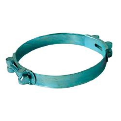 BUCHANAN RUBBER M10DC-400 Two Bridge Double Bolt Clamp, 400 to 425 mm Nominal, 15-3/4 in Minimum Clamp Diameter, Steel (Qty. 1)
