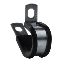 Midland Industries 95408 Rubber Cushioned Clamp, 5/8 in Maximum Clamp Diameter, Steel (Qty. 1)