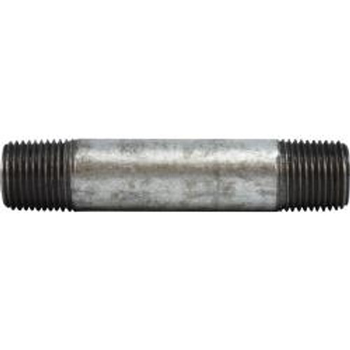 Midland Industries 58062 Pipe Nipple, 1/2 in MPT x 1/2 in MPT, 2 in L, Steel, Galvanized, SCH 80 Schedule (Qty. 1) Midland Industries 58062 Pipe Nipple, 1/2 in MPT x 1/2 in MPT, 2 in L, Steel, Galvanized, SCH 80 Schedule (Qty. 1)