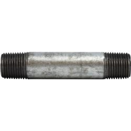 Midland Industries 58063 Pipe Nipple, 1/2 in MPT x 1/2 in MPT, 2-1/2 in L, Steel, Galvanized, SCH 80 Schedule (Qty. 1) Midland Industries 58063 Pipe Nipple, 1/2 in MPT x 1/2 in MPT, 2-1/2 in L, Steel, Galvanized, SCH 80 Schedule (Qty. 1)