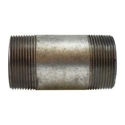 Midland Industries 58145 Pipe Nipple, 1-1/2 in MPT x 1-1/2 in MPT, 4 in L, Steel, Galvanized, SCH 80 Schedule (Qty. 1)