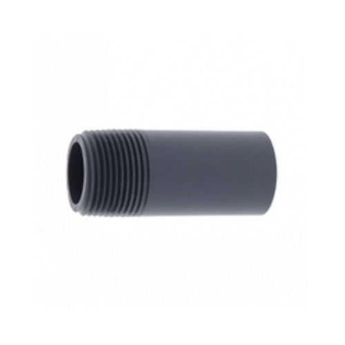 Midland Industries 55231TOE Threaded-One-End Pipe Nipple, 4-in Male NPT x 4-in Plain End, 4-in L, PVC, Dark Gray, SCH 80 (Qty. 1) Midland Industries 55231TOE Threaded-One-End Pipe Nipple, 4-in Male NPT x 4-in Plain End, 4-in L, PVC, Dark Gray, SCH 80 (Qty. 1)