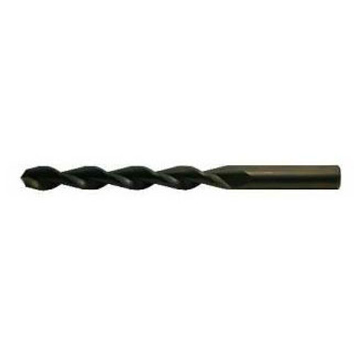 Wire #36 Type 190-P, 135-Degree Split Point, Heavy Duty Parabolic Flute - Black Oxide Jobber Length Drill Bit (12/Pkg.), Norseman Drill #58581