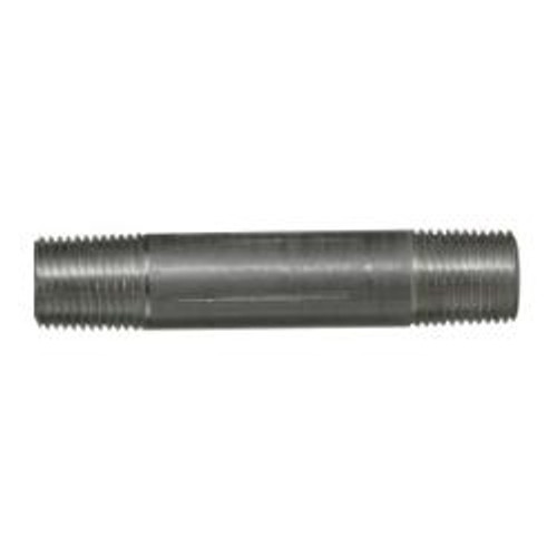 Midland Industries 76007 Pipe Nipple, 1/8 in MPT x 1/8 in MPT, 4 in L, Aluminum (Qty. 1)