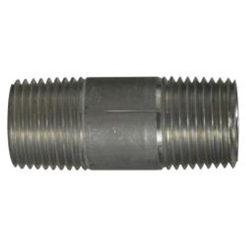 Midland Industries 76066 Pipe Nipple, 1/2 in MPT x 1/2 in MPT, 4 in L, Aluminum (Qty. 1) Midland Industries 76066 Pipe Nipple, 1/2 in MPT x 1/2 in MPT, 4 in L, Aluminum (Qty. 1)