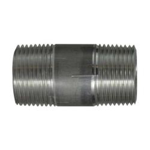 Midland Industries 76080 Pipe Nipple, 3/4 in MPT x 3/4 in MPT, Close L, Aluminum (Qty. 1) Midland Industries 76080 Pipe Nipple, 3/4 in MPT x 3/4 in MPT, Close L, Aluminum (Qty. 1)