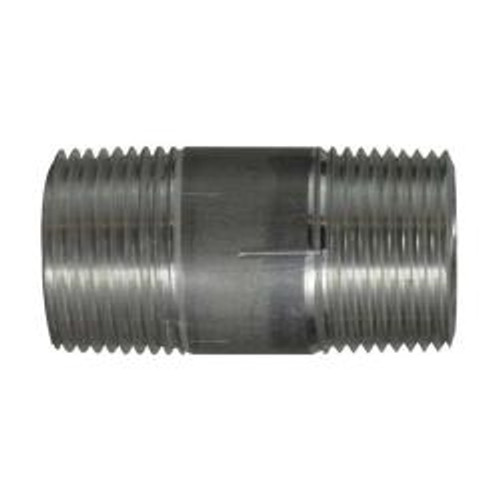 Midland Industries 76086 Pipe Nipple, 3/4 in MPT x 3/4 in MPT, 4 in L, Aluminum (Qty. 1) Midland Industries 76086 Pipe Nipple, 3/4 in MPT x 3/4 in MPT, 4 in L, Aluminum (Qty. 1)