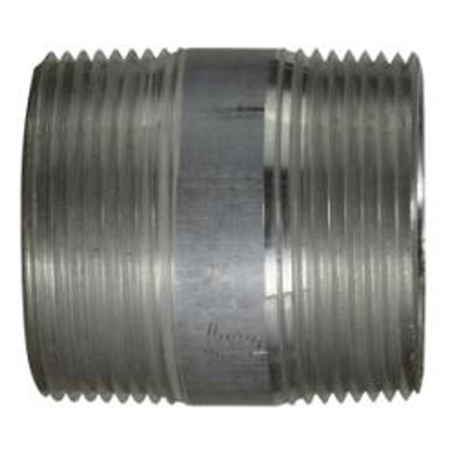 Midland Industries 76143 Pipe Nipple, 1-1/2 in MPT x 1-1/2 in MPT, 3 in L, Aluminum (Qty. 1) Midland Industries 76143 Pipe Nipple, 1-1/2 in MPT x 1-1/2 in MPT, 3 in L, Aluminum (Qty. 1)