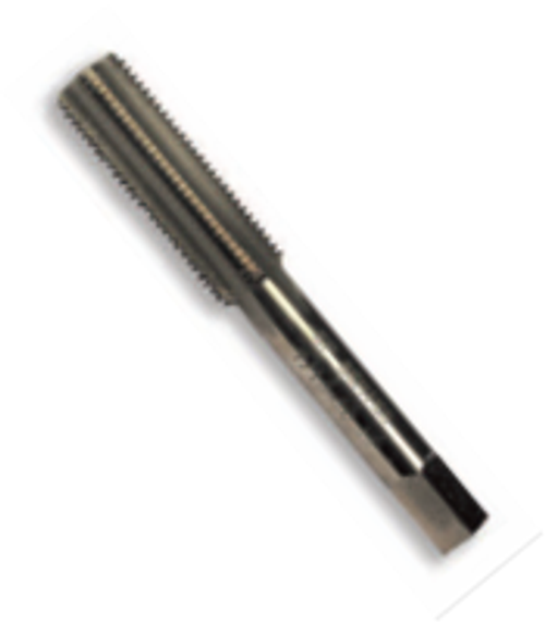 1/4"-28 HSS Type 25L-AG Gold Oxide Left Hand Straight Flute Hand Tap - Bottoming (Qty. 1), Norseman Drill #60334