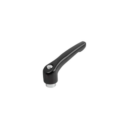 KIPP M8, Size 3, Adjustable Handle w/Internal Thread, Zinc, Blue Passivated Steel, Black Powder Coat Handle, (Qty. 1), K1659.3081 KIPP M8, Size 3, Adjustable Handle w/Internal Thread, Zinc, Blue Passivated Steel, Black Powder Coat Handle, (Qty. 1), K1659.3081