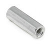 1/4" OD x 3/8" L x #8-32 Thread Aluminum Female/Female Hex Standoff, Gold Iridite (100/Pkg.)