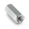 1/4" OD x 11/16" L x #2-56 Thread Stainless Steel Female/Female Hex Standoff, Passivated (50/Pkg.)