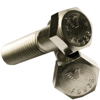 1-1/2"-6 x 5-1/2" Partially Threaded Hex Cap Screws Coarse 316 Stainless Steel (2/Pkg.)