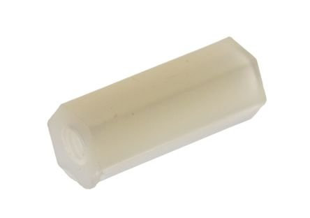 1/4" OD x 1-1/16" L x #6-32 Thread Nylon Female/Female Hex Standoff (25/Pkg.)