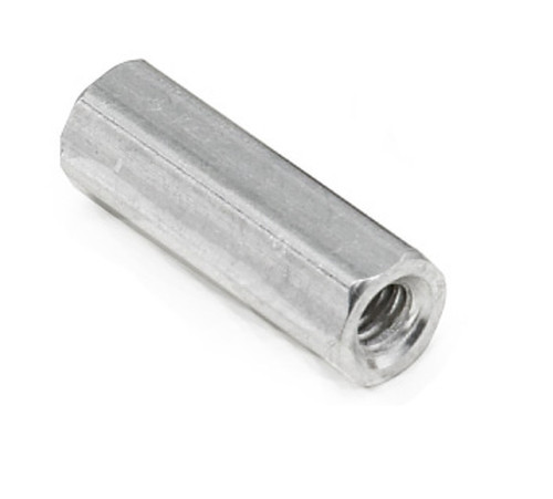 5/16" OD x 1" L x #6-32 Thread Aluminum Female/Female Hex Standoff, Plain (100/Pkg.)